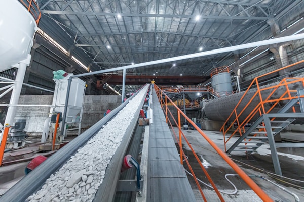 Raw Material Processing Section